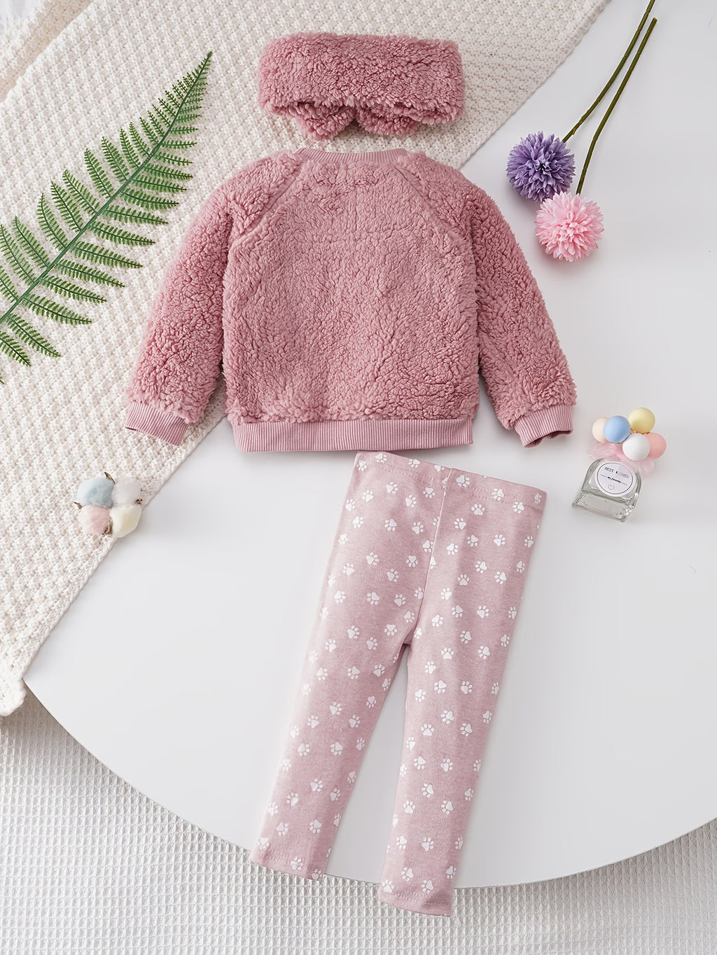 Conjunto trio rosa