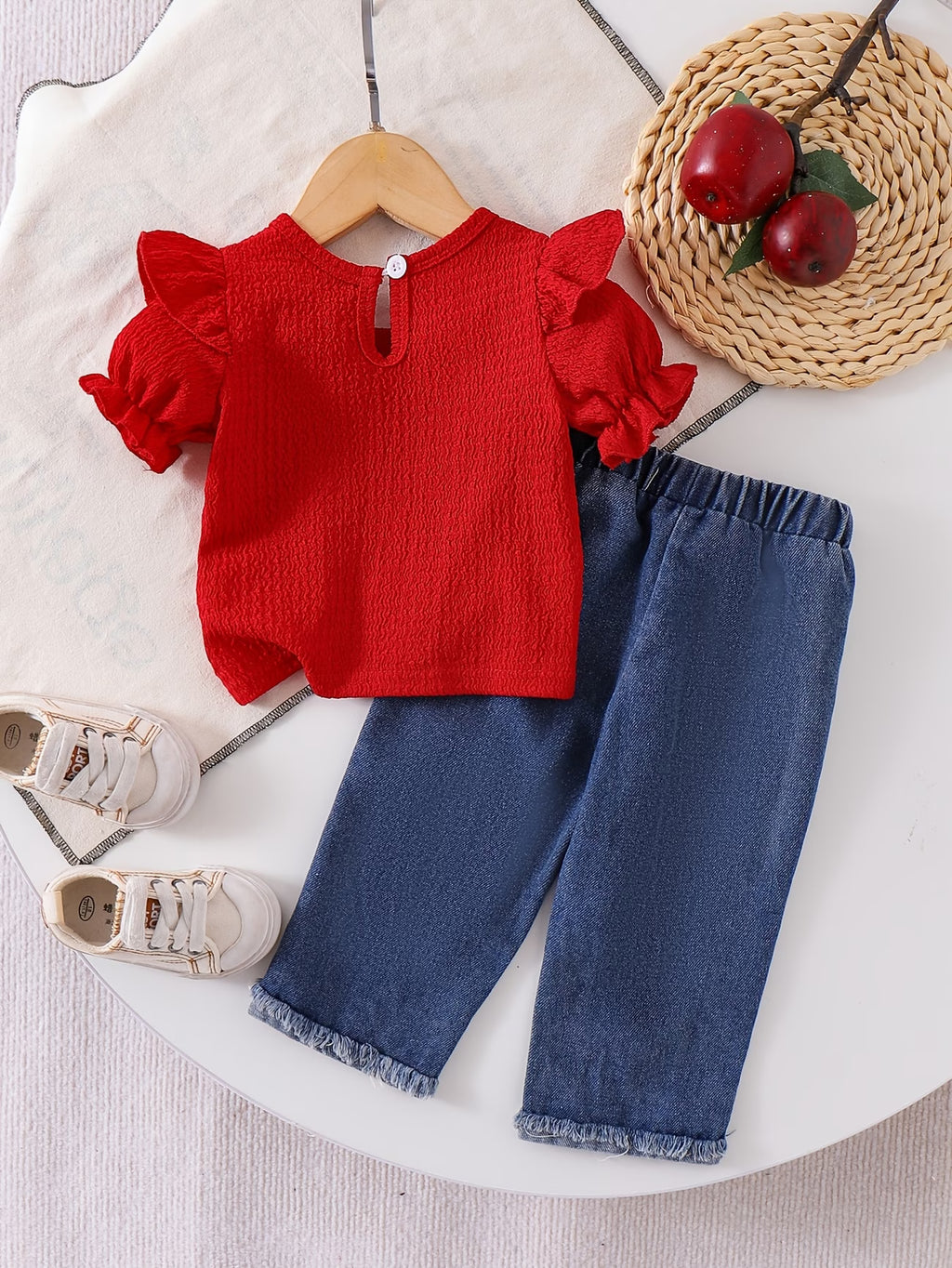 Conjunto coquete rojo
