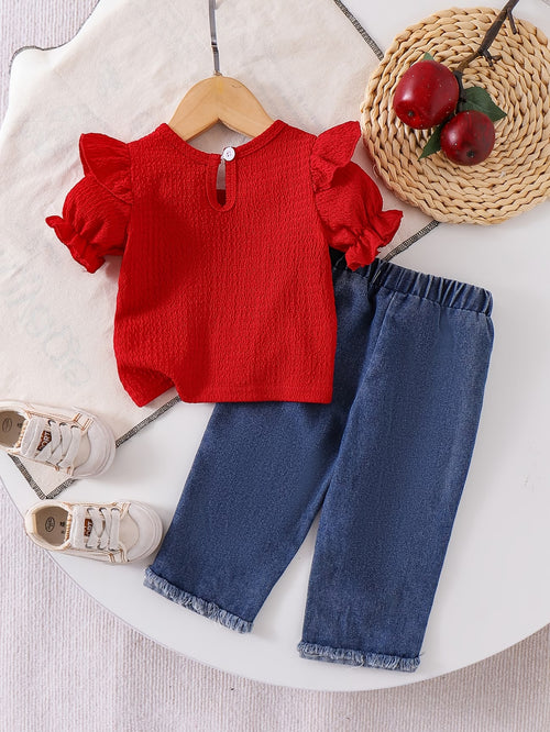 Conjunto coquete rojo