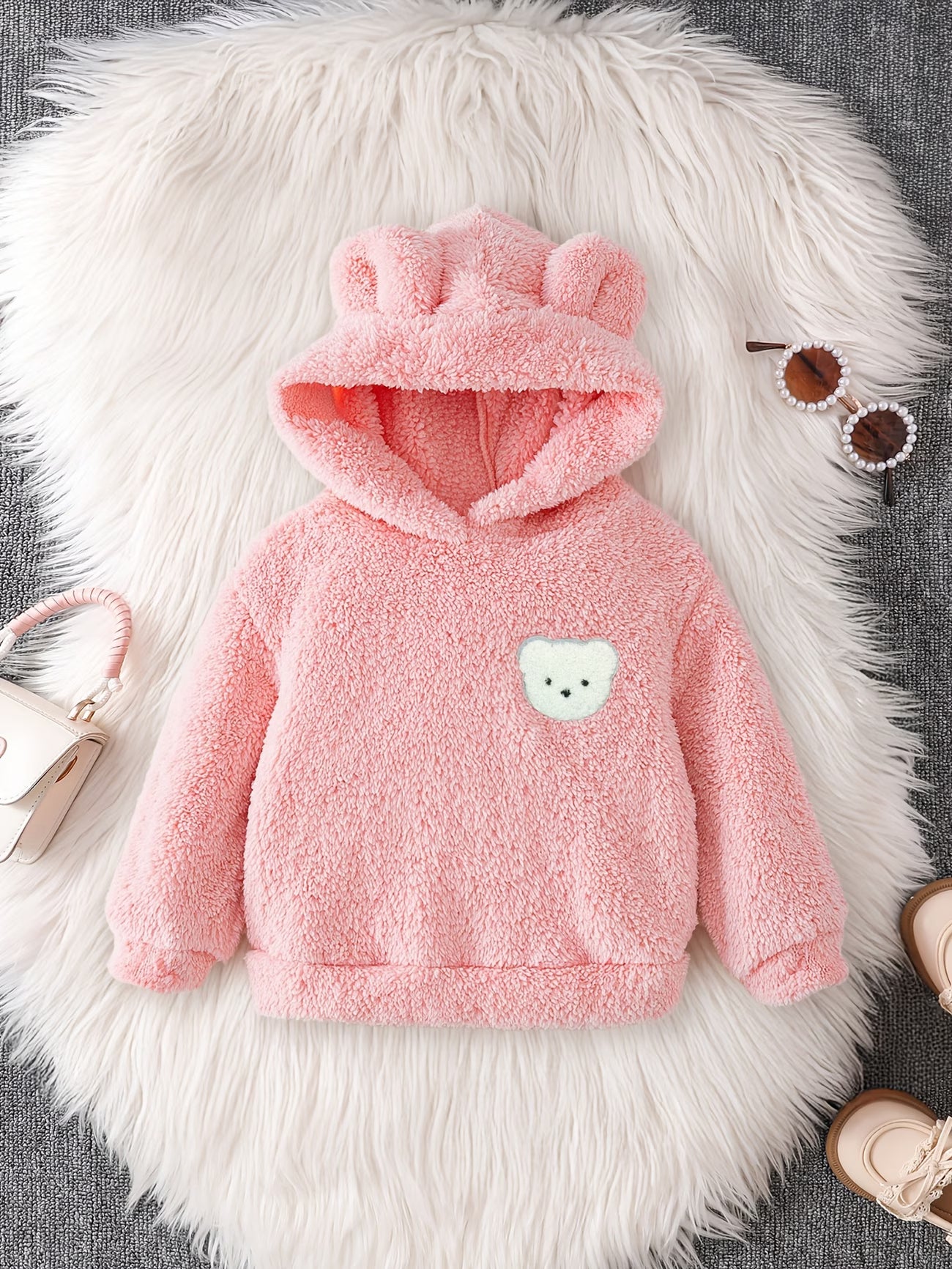 Saco osito rosa