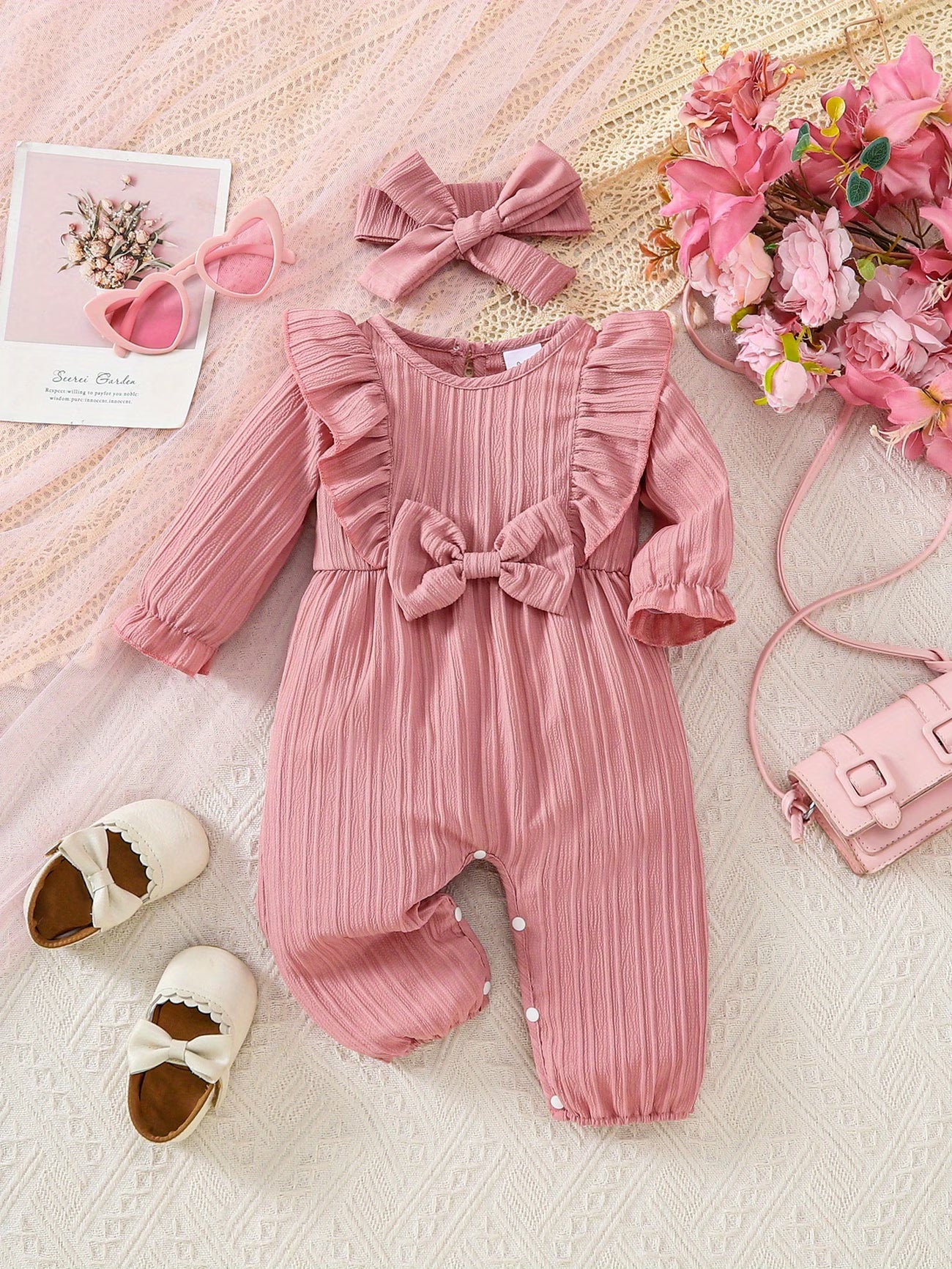 Enterizo rosa